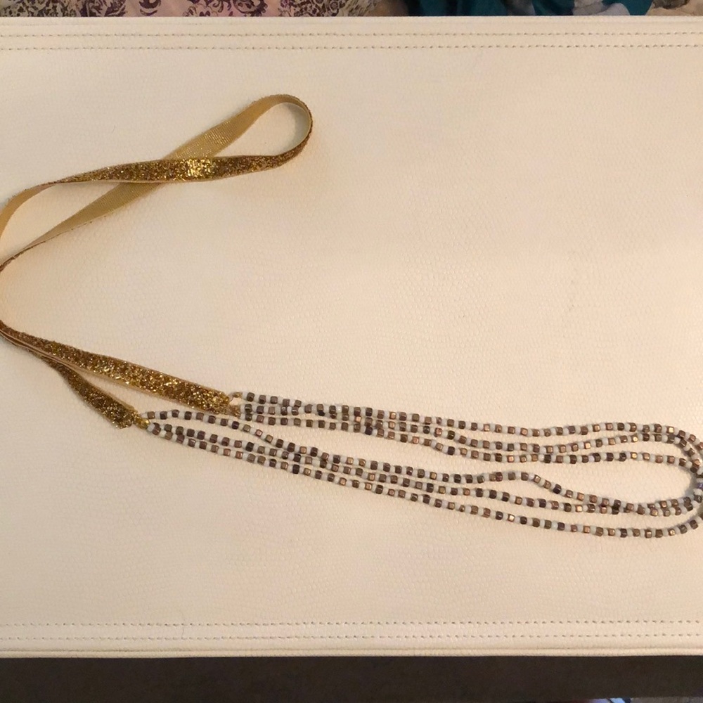 Gold layering necklace